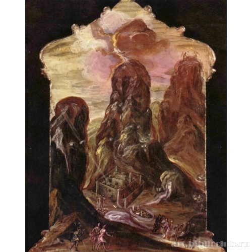 Полиптих д'Эсте. Гора Синай