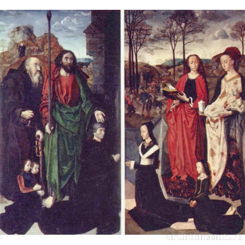 Алтарь Портинари. Левая доска