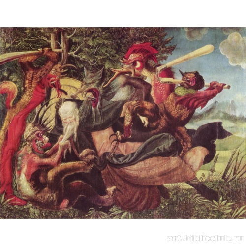 Алтарь св. Антония, левая створка снаружи