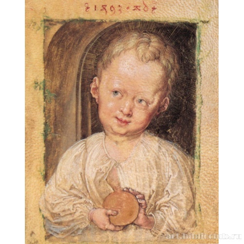 Ребенок Иисус с державой