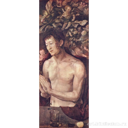 Дрезденский алтарь, левая боковая створка, сцена: св.Себастьян