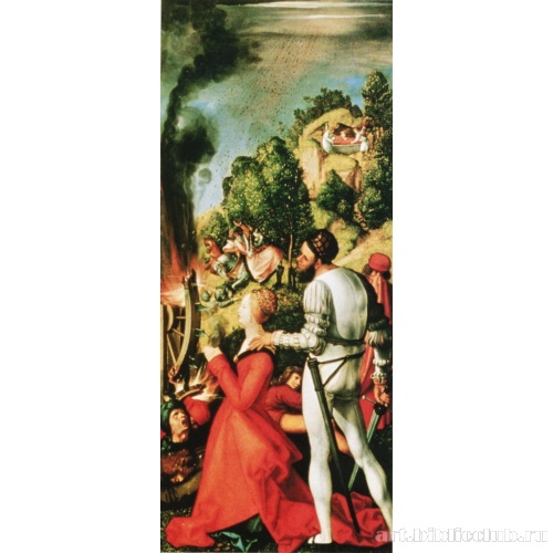 Алтарь Геллера, правая створка: Мученичество св. Екатерины