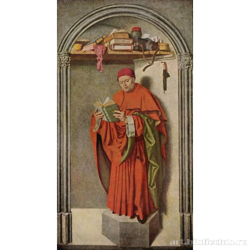 Алтарь Благовещения, правая створка, внутренняя сторона: пророк Иеремия