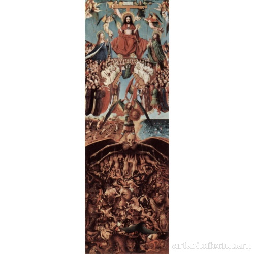 Страшный суд, створка диптиха. Фрагмент