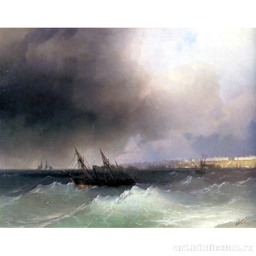 Вид Одессы с моря