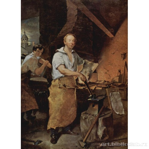 Портрет Пата Лайона в кузнице