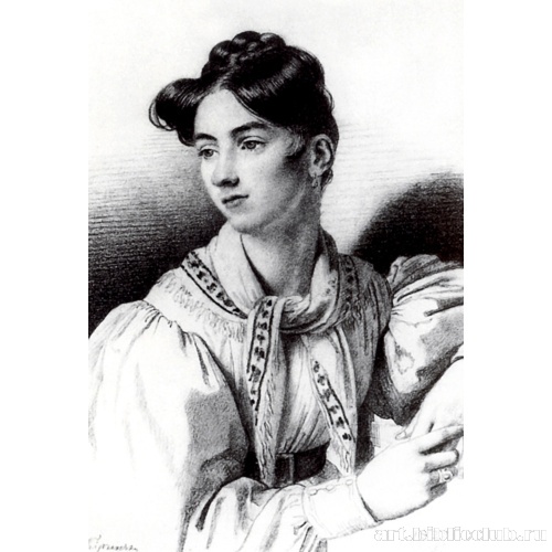 Портрет неизвестной (с косынкой на шее)