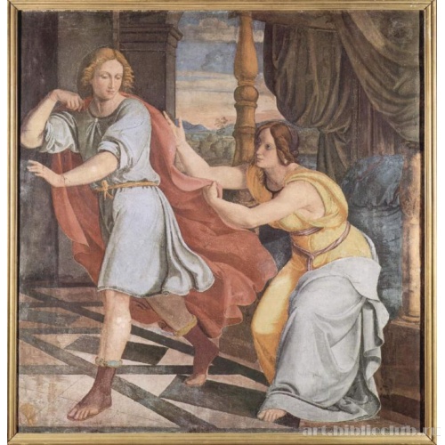 Цикл фресок в Каза Бартольди (Рим). Иосиф и жена Потифара