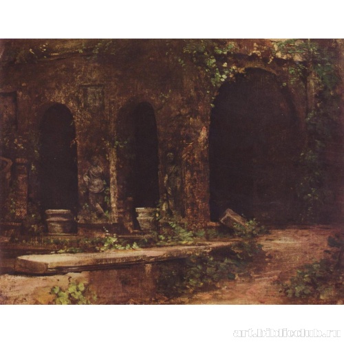 Грот в парке виллы д' Эсте близ Рима