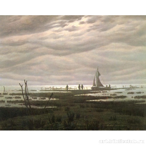 Равнинный пейзаж. Вечер на Балтийском море