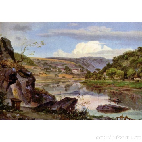 Вид на Нойбургский монастырь и долину Некара