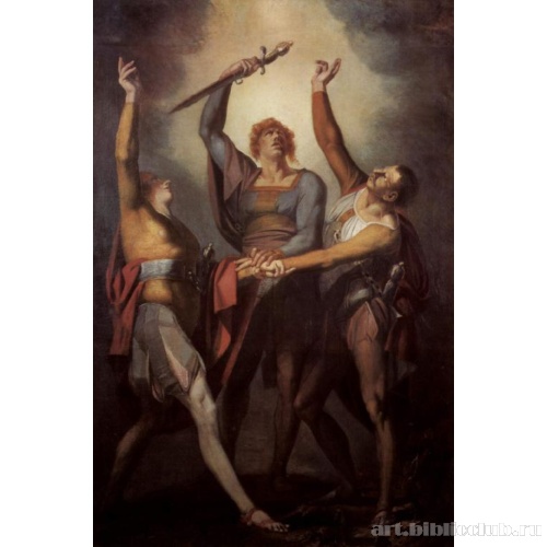 Три швейцарца дают клятву на горе Рютли (Клятва на Рютли)