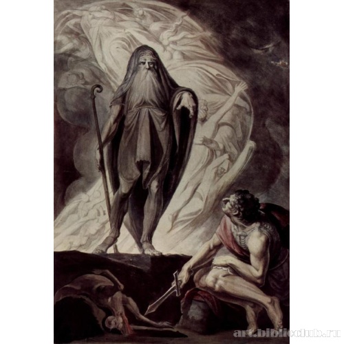 Тиресий является Улиссу во время жертвоприношения