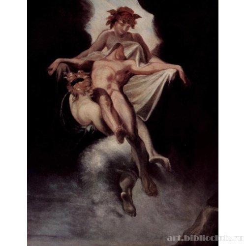 Сон и Смерть несут тело Сарпедона, погибшего под Ликией