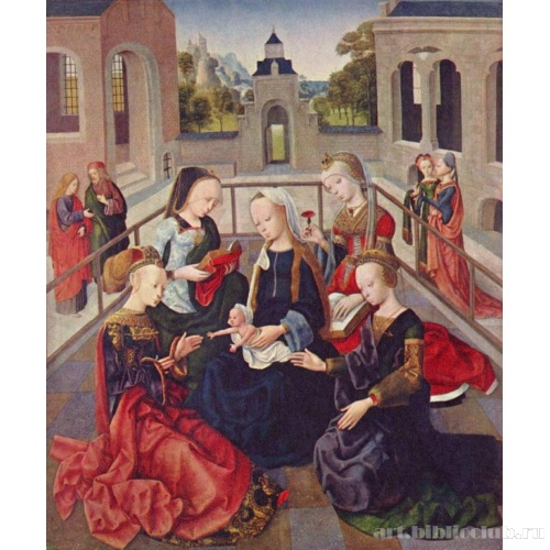 Мадонна между четырьмя святыми женами