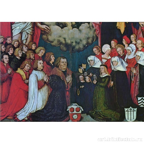 Портрет Ульриха Шварца с семьей. Фрагмент