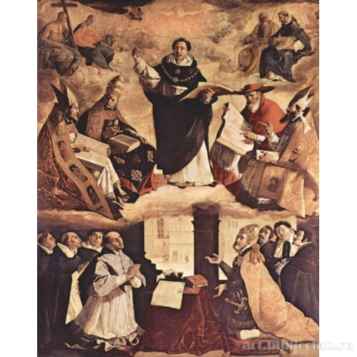 Алтарный образ конгрегации св. Фомы в Севилье. Апофеоз св. Фомы Аквинского