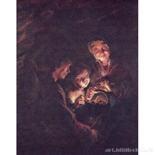 Старуха с жаровней