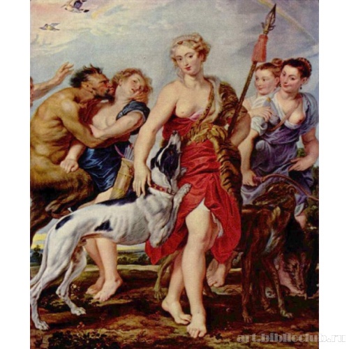 Диана с нимфами отправляется на охоту