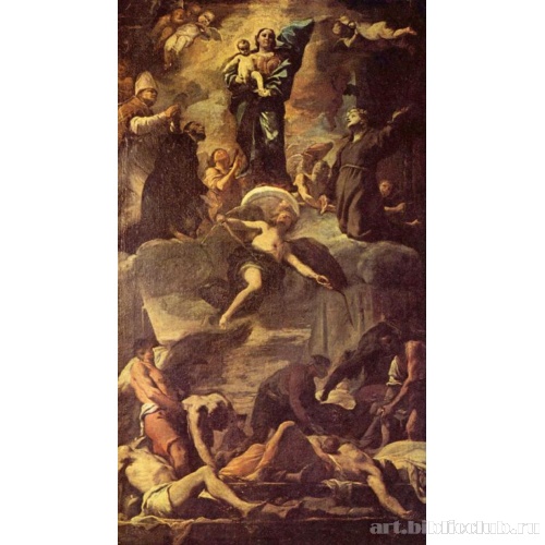 Эскиз к фреске о чуме