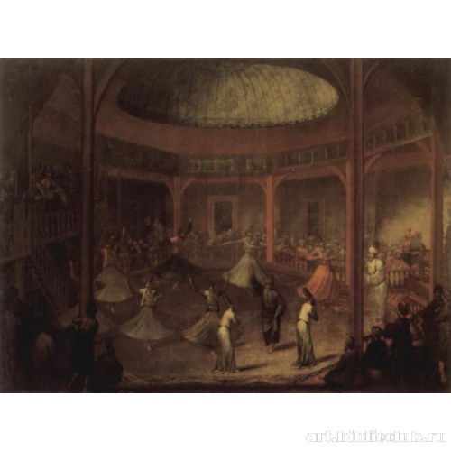 Пляшущие дервиши в ханаке Мевлеви в Пере