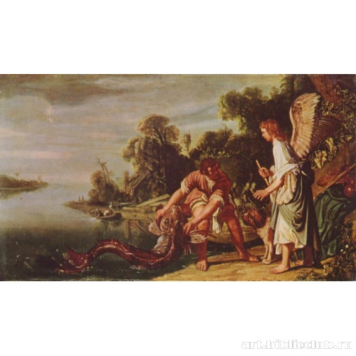 Ангел и Товия с рыбой