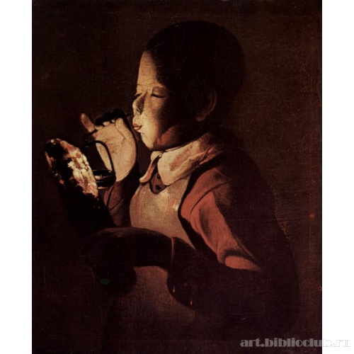 Мальчик, задувающий свечу