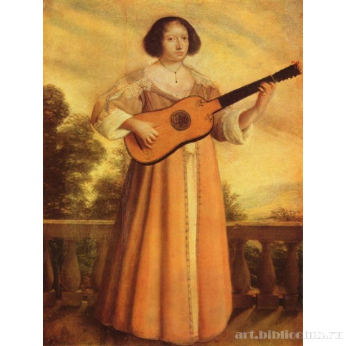 Девушка, играющая на гитаре