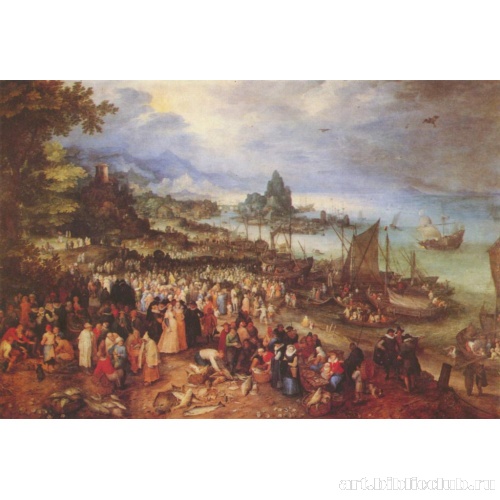 Христос проповедует на озере