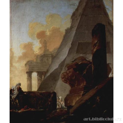 Руины и пирамида