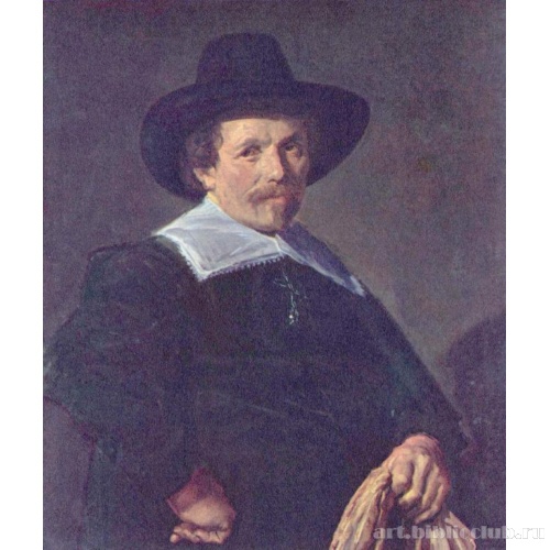 Портрет мужчины с перчатками