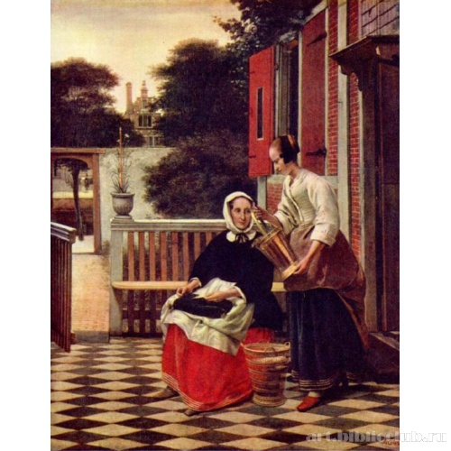 Дама со служанкой