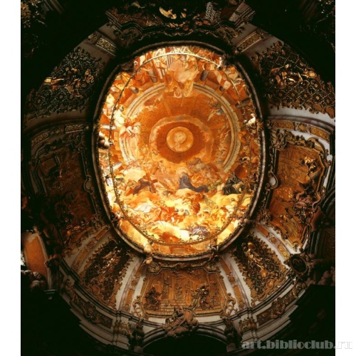 Церковь бенедиктинского аббатства. Фреска купола