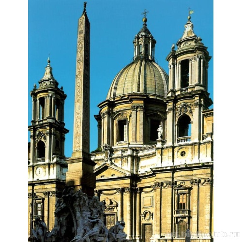 Церковь Сант Аньезе. Фасад