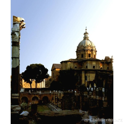 Церковь Санти Лука и Мартина. Вид со стороны Форума