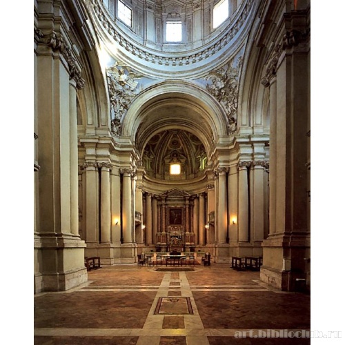 Церковь Санти Лука и Мартина. Интерьер