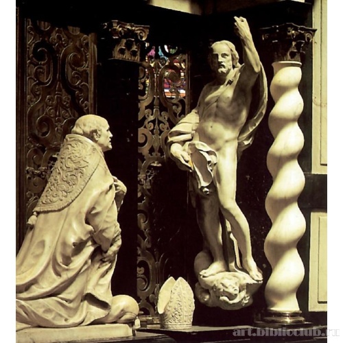 Надгробие архиепископа Андреаса Круезена. Деталь