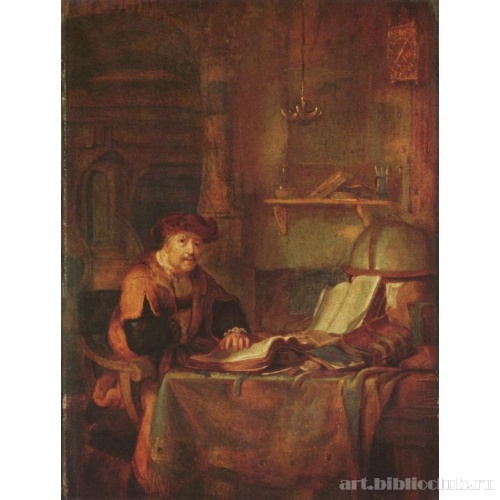 Ученый за книгами