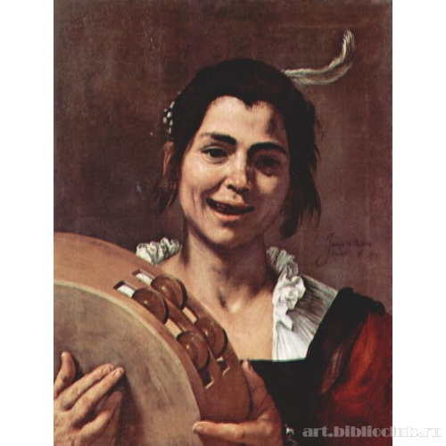 Девочка с тамбурином