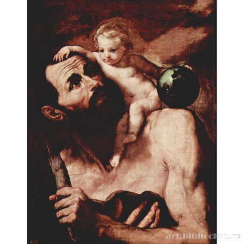 Святой Христофор с младенцем Иисусом