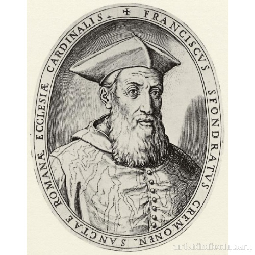 Иллюстрация к сочинению Антонио Кампи «История Кремоны». Портрет Франческо Сфондрати