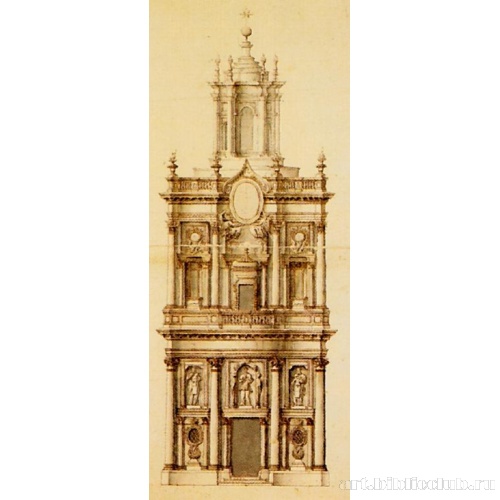 Вид фасада церкви Сан Карло алле Кватро Фонтане