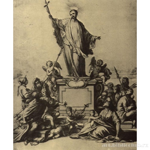 Эскиз статуи святого Франциска Ксаверия на Карловом мосту в Праге