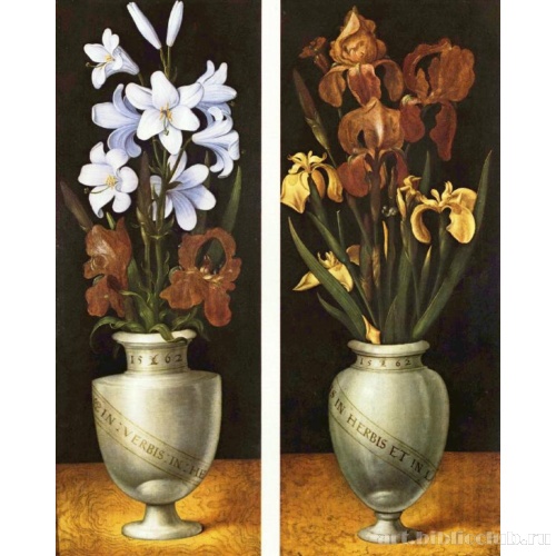 Две вазы с цветами