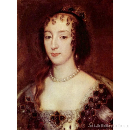 Портрет английской королевы Генриетты Французской