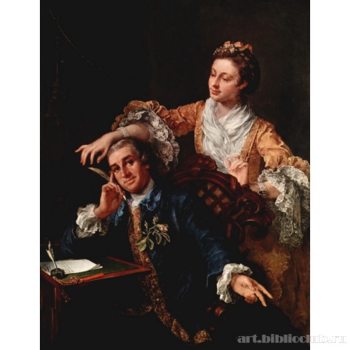 Актер Дэвид Гэррик с супругой