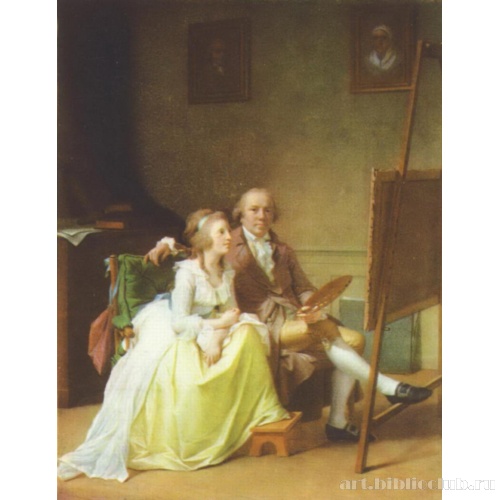 Автопортрет с женой