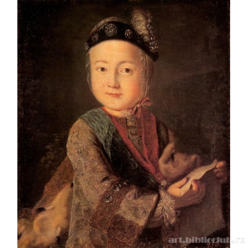 Портрет Павла Петровича в детстве