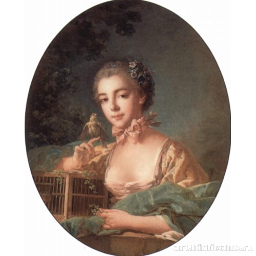 Портрет дочери художника в овале