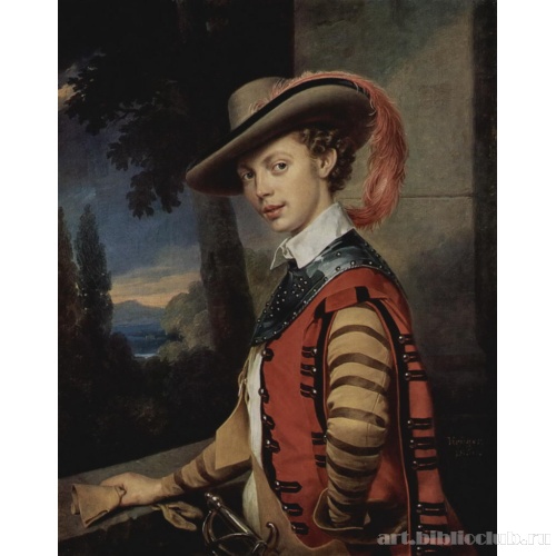 Портрет князя Николая Салтыкова в маскарадном костюме